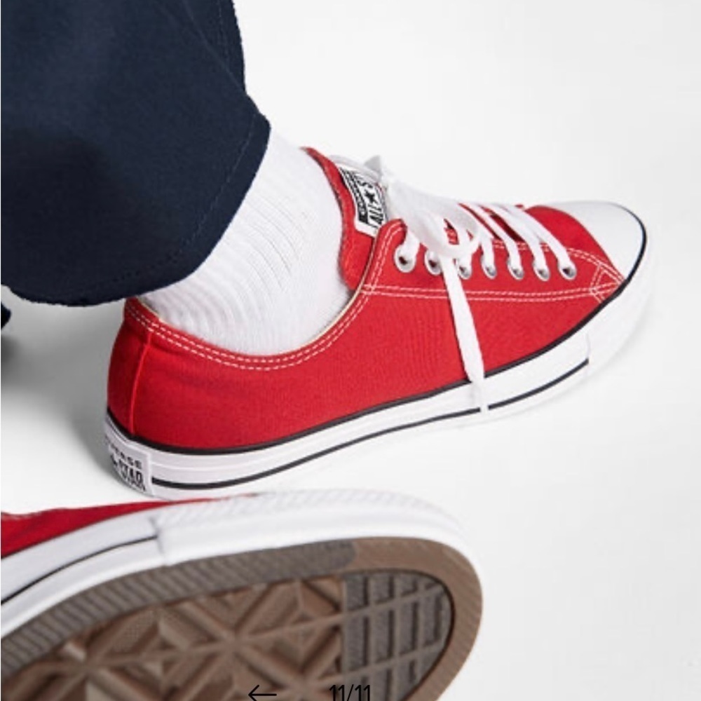 ❇️NWT❇️ Converse All Star Red Sneakers - Picture 3 of 12